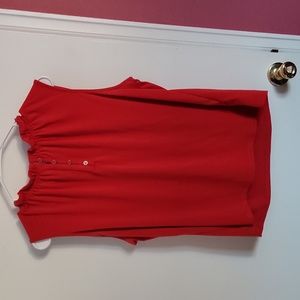 Red blouse